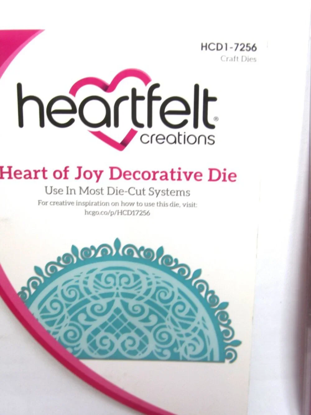 Heartfelt Creations Heart of Joy Decorative Die 3 Pcs Craft Dies HCD1-7256